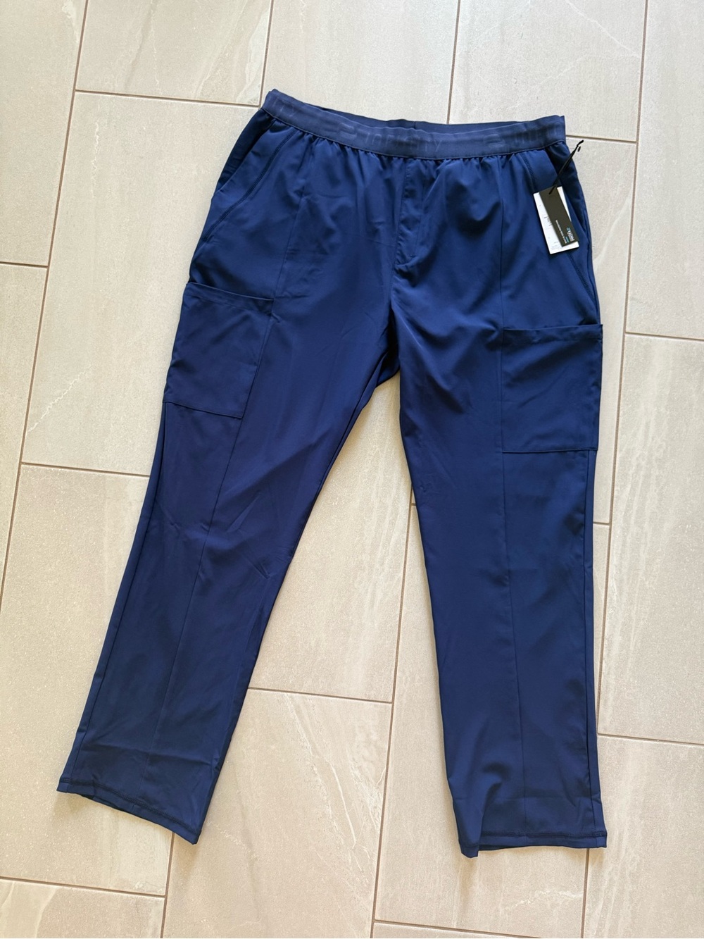 Infinity GNR8 IN013A Men’s XL Navy Scrub Cargo Pants NWT